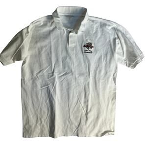 Bongos Cuban Cafe Orlando Miami Polo Mens Size XL White